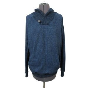 Ocean Current Pullover Sweatshirt Men's S‎ Ribbed Neck Long Sleeve Casual